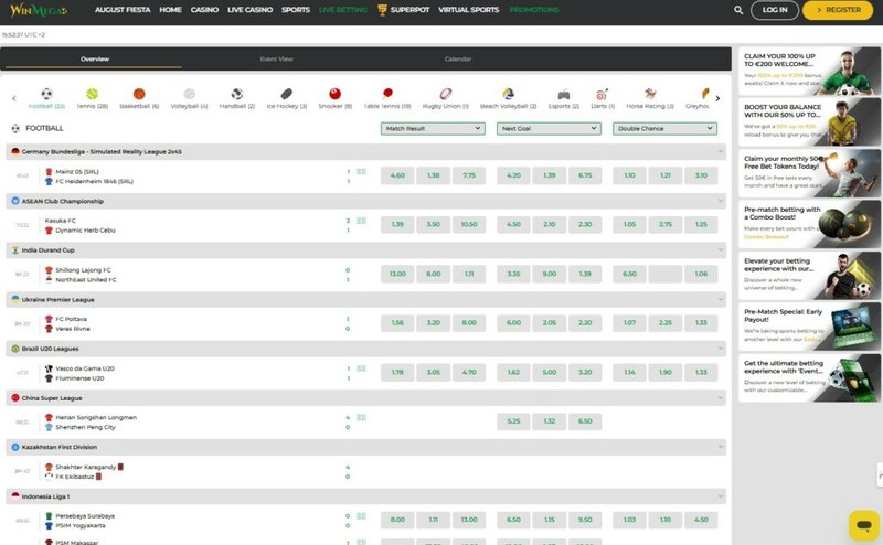 Winmega Deutschland: Die Top-Bonus-Angebote für Online-Spieler in Deutschland - overview